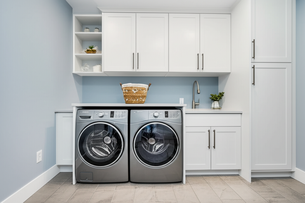 Professional Laundry Room cleaning before and after